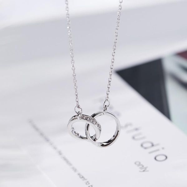 pendant necklaces obear silver plated double circle cz zirconia & pendants for women girl trendy gift
pendant necklaces obear silver plated double circle cz zirconia & pendants for women girl trendy gift