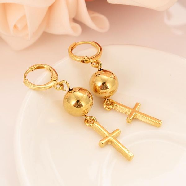 hoop & huggie 2021 metal beads cross drop earrings for women fashion classic gold color charm earring minimalist arab african jewelry, Golden;silver
hoop & huggie 2021 metal beads cross drop earrings for women fashion classic gold color charm earring minimalist arab african jewelry, Golden;silver