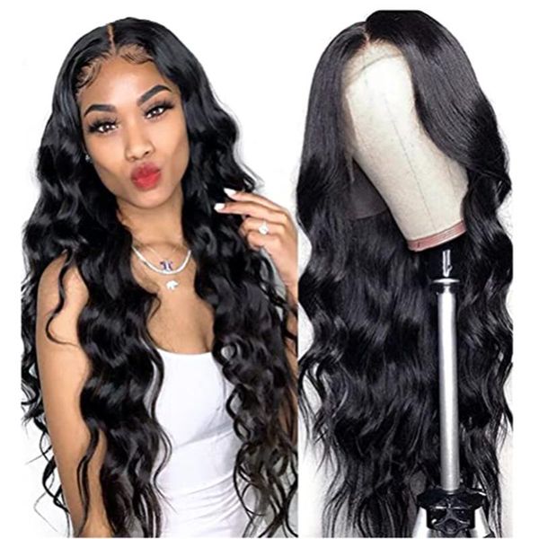 synthetic wigs glueless lace front wig black long natural wavy part high density hair for women
synthetic wigs glueless lace front wig black long natural wavy part high density hair for women