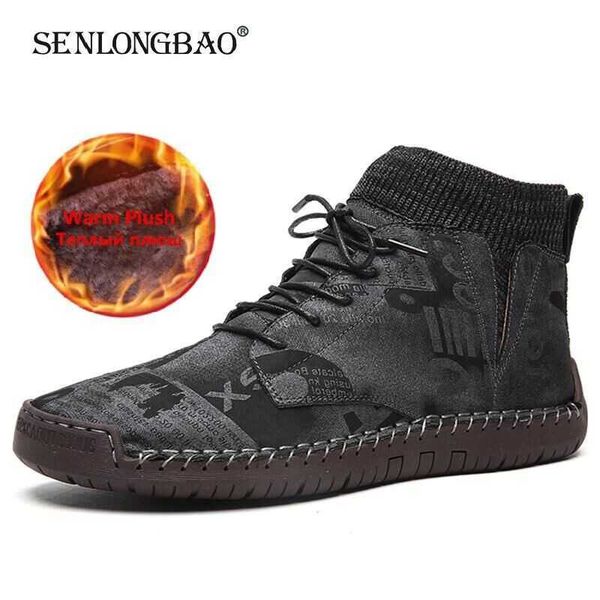 brand men winter boots suede leather snow waterproof shoes ankle fur size 48 210619, Black
brand men winter boots suede leather snow waterproof shoes ankle fur size 48 210619, Black