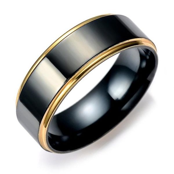 cluster rings glamour men's accessories black phnom penh stainless steel ring party gift, Golden;silver
cluster rings glamour men's accessories black phnom penh stainless steel ring party gift, Golden;silver