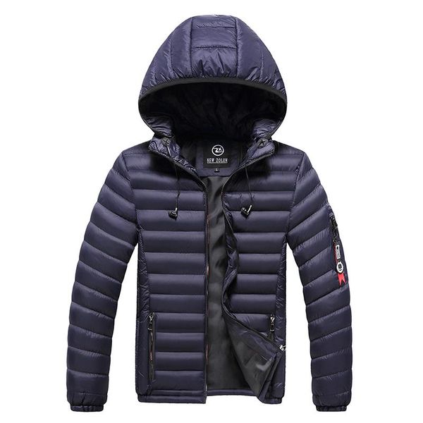 men's down & parkas autumn and winter thick jacket casual fashion parka coat warm windproof plus fleece hooded men, Black
men's down & parkas autumn and winter thick jacket casual fashion parka coat warm windproof plus fleece hooded men, Black
