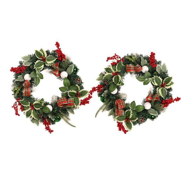 christmas decorations outer ring 38/45/50cm wreath door garlands oranments merry decor for home 2021 happy year pendants
christmas decorations outer ring 38/45/50cm wreath door garlands oranments merry decor for home 2021 happy year pendants