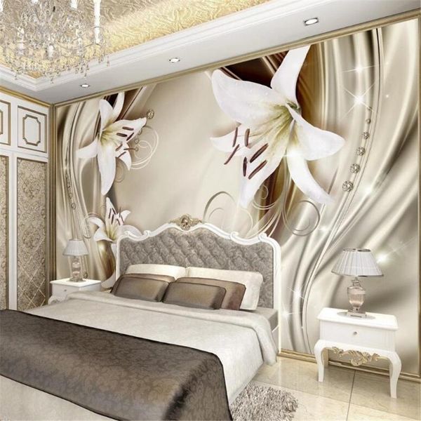 wallpapers milofi custom 3d wall decoration mural wallpaper luxury golden lily flower satin european stereo tv background
wallpapers milofi custom 3d wall decoration mural wallpaper luxury golden lily flower satin european stereo tv background