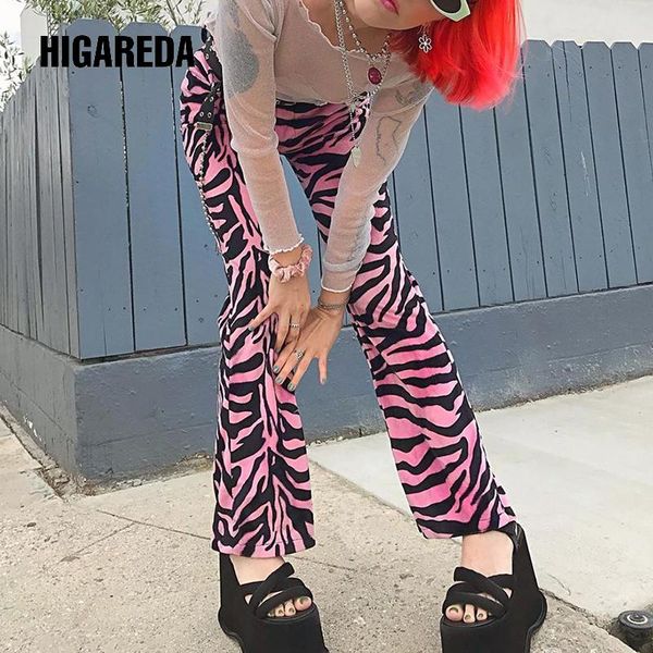 women's pants & capris higareda high waisted flare women casual animal zebra print straight long trousers ladies fashion pink harajuku, Black;white
women's pants & capris higareda high waisted flare women casual animal zebra print straight long trousers ladies fashion pink harajuku, Black;white