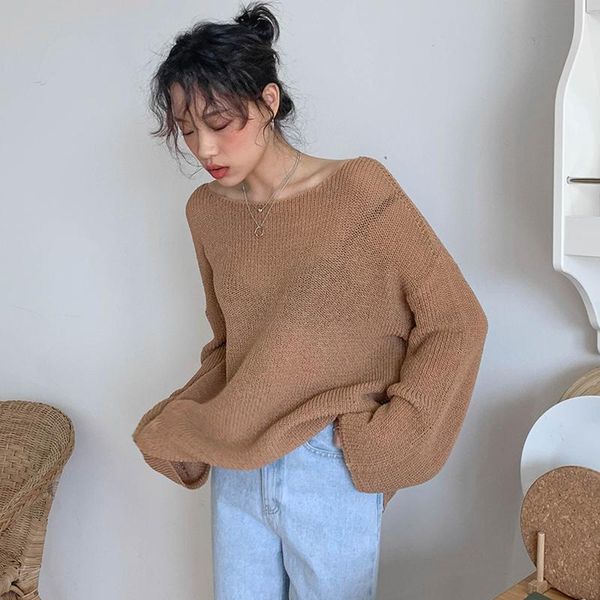 women's sweaters casual loose long sleeve women pullovers o neck autumn chic elegant lady knitted shirt work wear sweater clothing, White;black
women's sweaters casual loose long sleeve women pullovers o neck autumn chic elegant lady knitted shirt work wear sweater clothing, White;black