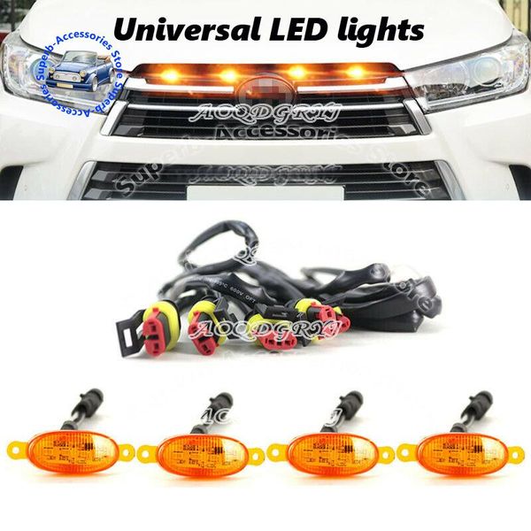 working light smoky shell yellow front grille white led raptor style cover for cars accessories
working light smoky shell yellow front grille white led raptor style cover for cars accessories