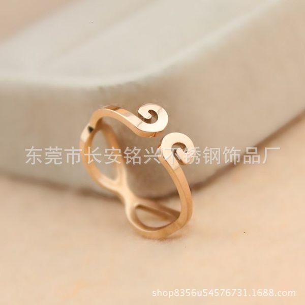 couple's tight hoop curse female 18k rose gold plated stainless male pair food ring titanium steel korean jewelry, Silver
couple's tight hoop curse female 18k rose gold plated stainless male pair food ring titanium steel korean jewelry, Silver