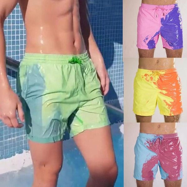 summer color-changing beach shorts men quick dry pants warm color discoloration surfing spa casual short men's, White;black
summer color-changing beach shorts men quick dry pants warm color discoloration surfing spa casual short men's, White;black