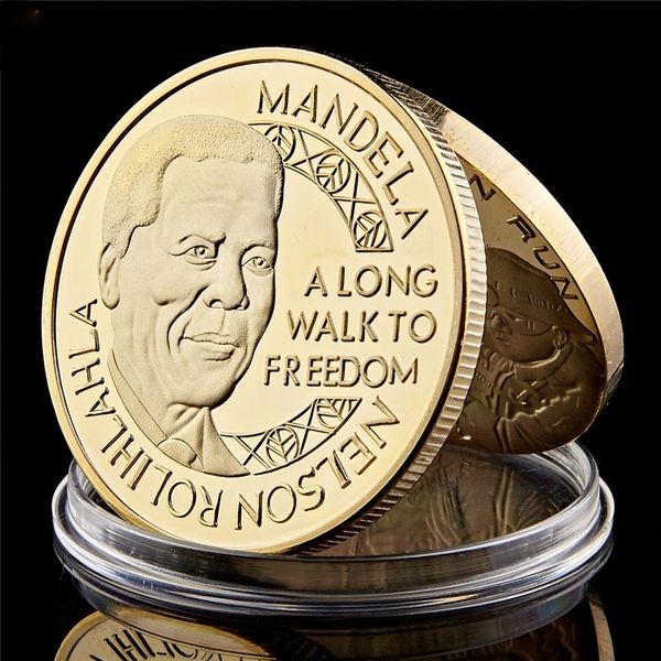 souvenir coins 1993 nobel peace prize winner nelson mandela south africa president gold/silver plated commemorative coin value collection
souvenir coins 1993 nobel peace prize winner nelson mandela south africa president gold/silver plated commemorative coin value collection
