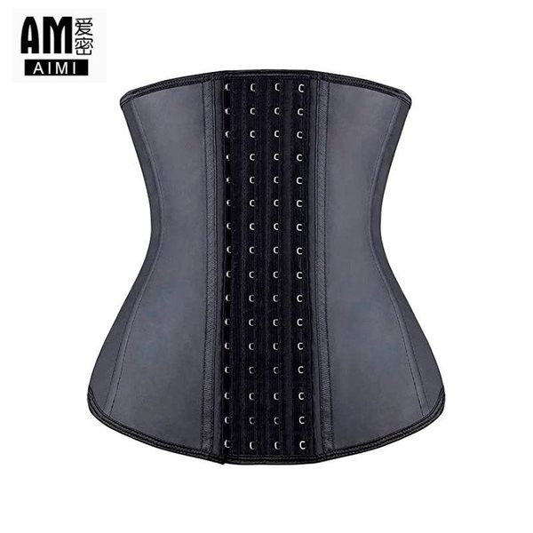 women's shapers waist trainer 9 bone smooth latex 4-row breasted body shaping suit rubber belly closing exercise belt, Black;white
women's shapers waist trainer 9 bone smooth latex 4-row breasted body shaping suit rubber belly closing exercise belt, Black;white