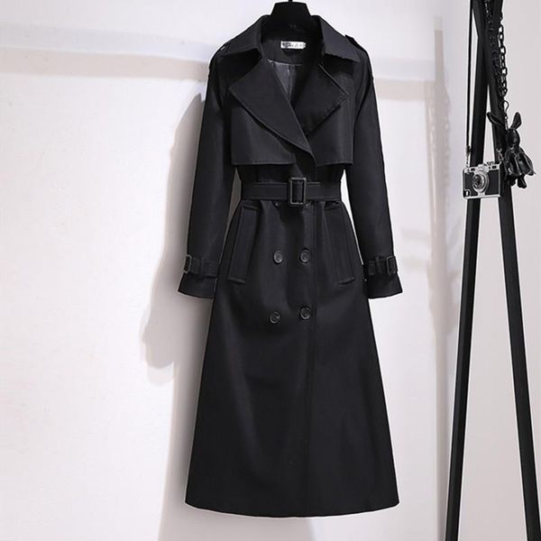 women's trench coats winter long coat women turn-down collar stylish double breasted sashes oversized female windbreaker autumn, Tan;black
women's trench coats winter long coat women turn-down collar stylish double breasted sashes oversized female windbreaker autumn, Tan;black
