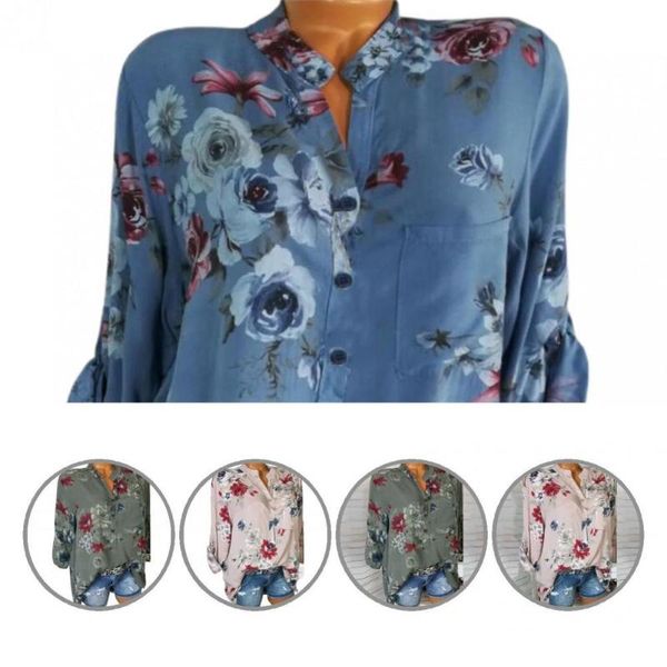 women's blouses & shirts breathable stylish plus size female fall lady shirt floral for home, White
women's blouses & shirts breathable stylish plus size female fall lady shirt floral for home, White