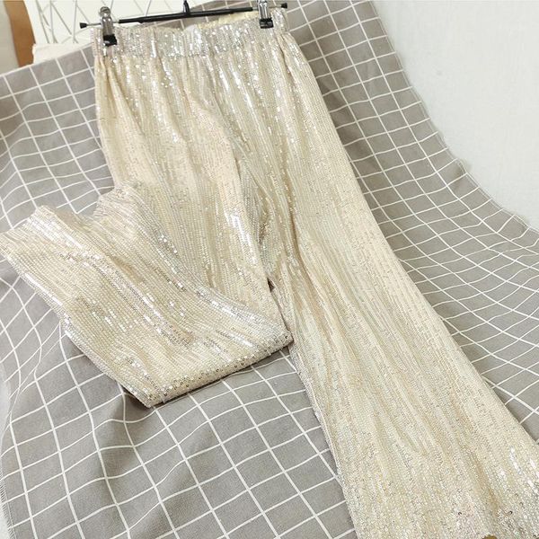 women's pants & capris gold sequined glitter elegant women nightclub party high waist ladies drawstring loose clothes baggy trousers, Black;white
women's pants & capris gold sequined glitter elegant women nightclub party high waist ladies drawstring loose clothes baggy trousers, Black;white