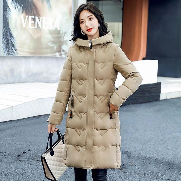 women's down & parkas 2021 feather coat long han edition hooded winter clothes woman with thick cotton-padded jacket, Black
women's down & parkas 2021 feather coat long han edition hooded winter clothes woman with thick cotton-padded jacket, Black