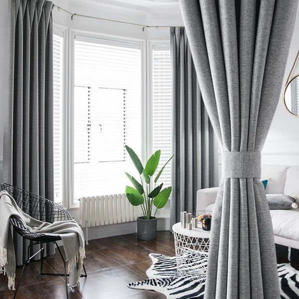curtain & drapes velvet linen blackout for living room thickened morandi solid bedroom custom
curtain & drapes velvet linen blackout for living room thickened morandi solid bedroom custom