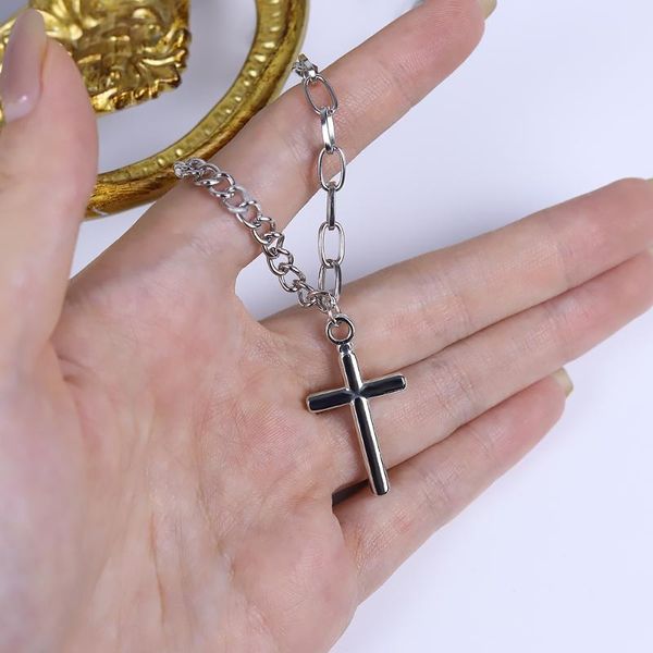 pendant necklaces intage fashion cross pendants drop sliver color hip hop punk necklace jewelry for men/women wholesale, Silver
pendant necklaces intage fashion cross pendants drop sliver color hip hop punk necklace jewelry for men/women wholesale, Silver