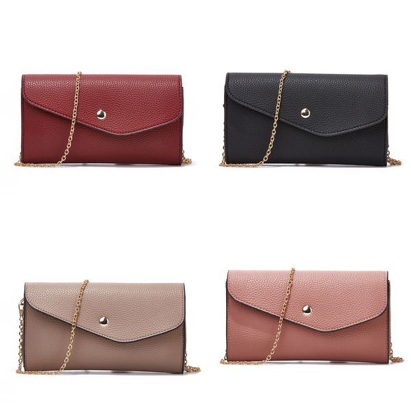 2021 new korean fashion women's square bag mini shoulder chain small bag, Black;red
2021 new korean fashion women's square bag mini shoulder chain small bag, Black;red