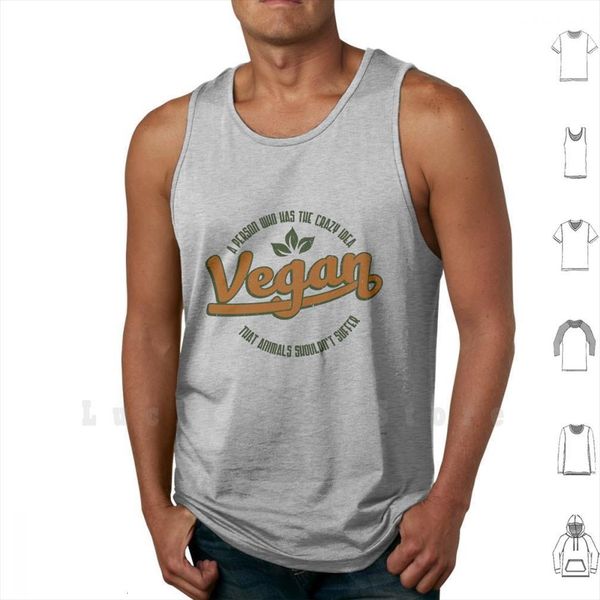 vegan a person who men has the crazy idea funny veganism quote tank vest 100% cotton, White;black
vegan a person who men has the crazy idea funny veganism quote tank vest 100% cotton, White;black