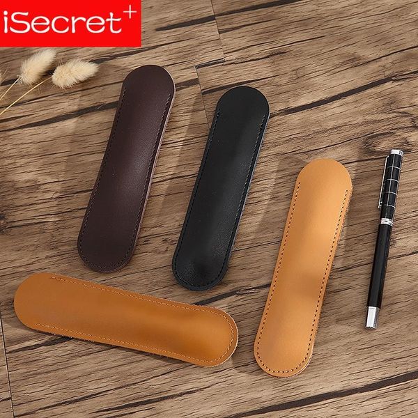 pencil bags 1pc genuine leather pen holder retro handmade cowhide case portable vintage bag protector office school stationery
pencil bags 1pc genuine leather pen holder retro handmade cowhide case portable vintage bag protector office school stationery