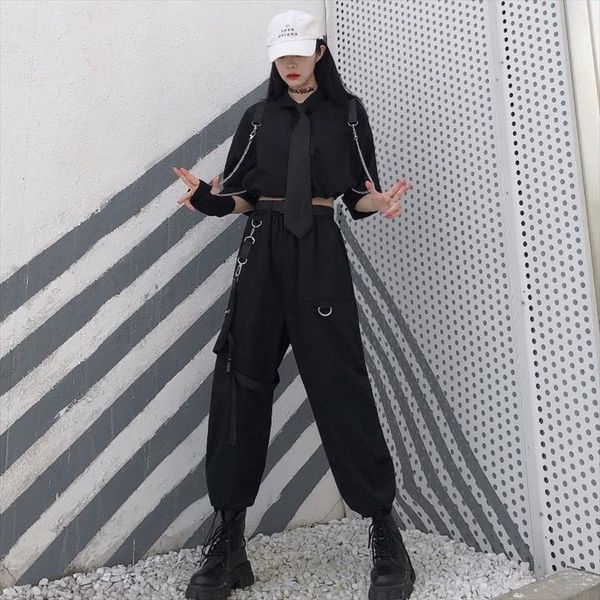 punk black cargo hip hop women capris loose high waist streetwear oversized wide leg korean style trousers 4xl, Black;white
punk black cargo hip hop women capris loose high waist streetwear oversized wide leg korean style trousers 4xl, Black;white