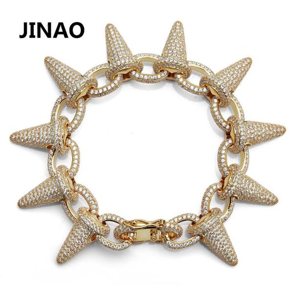 charm bracelets luxury punk fashion rock iced out rivet spikes cuff bangles bling cubic zircon hip hop gold silver gifts for men women, Golden;silver
charm bracelets luxury punk fashion rock iced out rivet spikes cuff bangles bling cubic zircon hip hop gold silver gifts for men women, Golden;silver