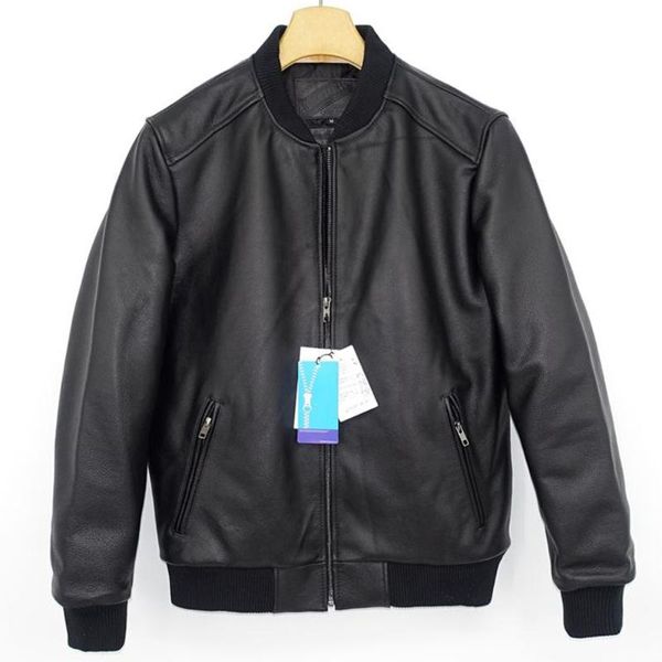 men's leather & faux casual business mans cow jacket overcoat real baseball mens suit coats 5xl plus size european and american style, Black
men's leather & faux casual business mans cow jacket overcoat real baseball mens suit coats 5xl plus size european and american style, Black