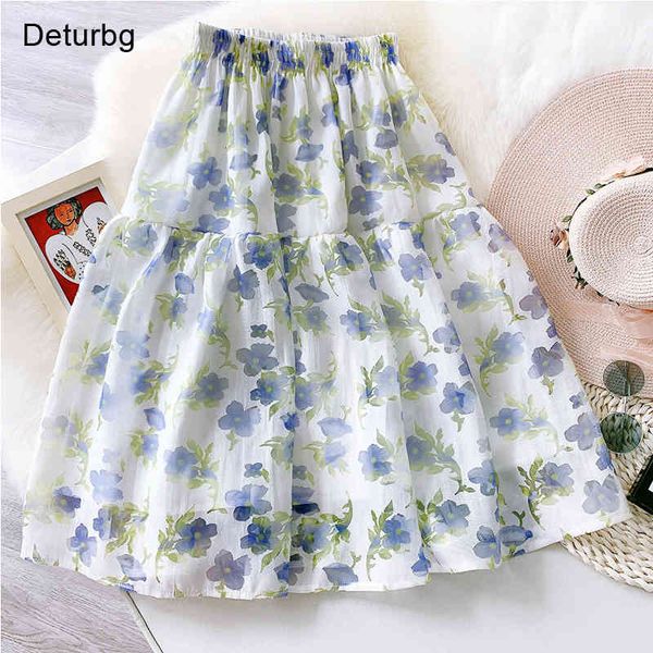 casual dresses women's elegant floral print midi full skirt korean female high waist organza tutu skirts mujer faldas 2021 summer, Black;gray
casual dresses women's elegant floral print midi full skirt korean female high waist organza tutu skirts mujer faldas 2021 summer, Black;gray