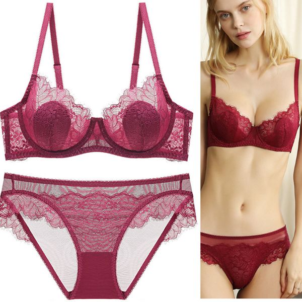 59% off factory outlet store 172# momeng mature women's ultra thin transparent underwear suit light and unrestrained high-end bra, Red;black
59% off factory outlet store 172# momeng mature women's ultra thin transparent underwear suit light and unrestrained high-end bra, Red;black