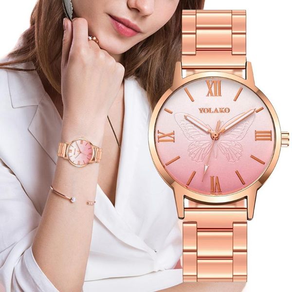 women luxury romantic quatz watch sleek minimalist gold frosted stainless steel mesh belt ladies quartz zegarek damski a50 wristwatches, Slivery;brown
women luxury romantic quatz watch sleek minimalist gold frosted stainless steel mesh belt ladies quartz zegarek damski a50 wristwatches, Slivery;brown