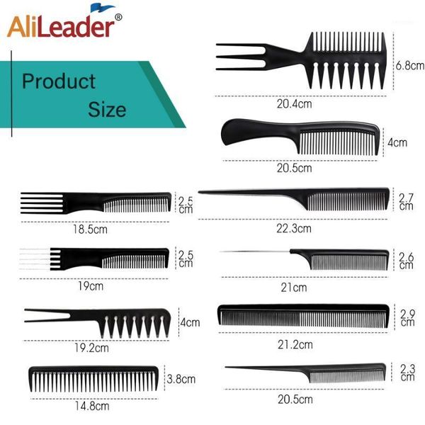 alileader profession hair comb set anti-static brush salon barber special hairbrushes heat-resisting brushes1, Silver
alileader profession hair comb set anti-static brush salon barber special hairbrushes heat-resisting brushes1, Silver