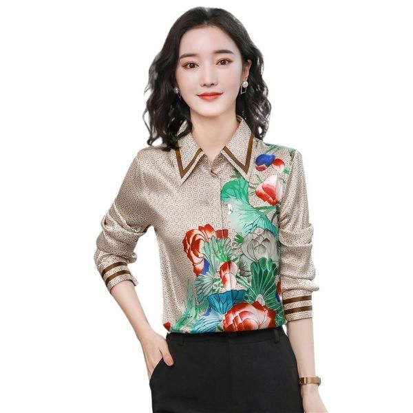 spring long sleeve women blouse retro printing polo shirt new fashion casual lapel wire loose lady, White
spring long sleeve women blouse retro printing polo shirt new fashion casual lapel wire loose lady, White
