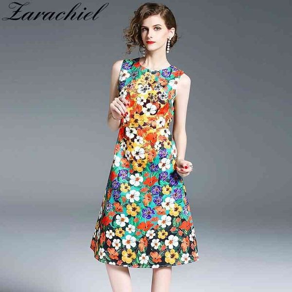 est designer runway women's sleeveless retro floral printed flower jacquard tank ladies summer party dress 210416, Black;gray
est designer runway women's sleeveless retro floral printed flower jacquard tank ladies summer party dress 210416, Black;gray