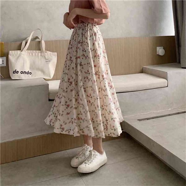 vintage floral print a-line pleated long skirts summer women korean skirt streetwear drawstring elastic waist midi skirt 210408, Black
vintage floral print a-line pleated long skirts summer women korean skirt streetwear drawstring elastic waist midi skirt 210408, Black
