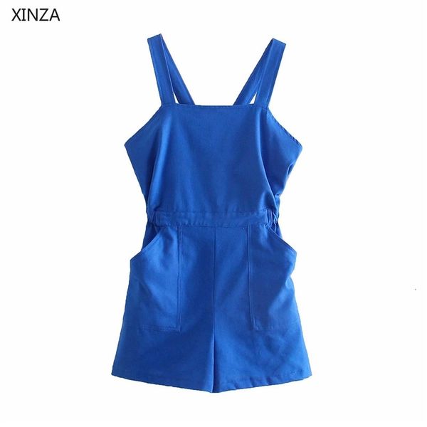 women's jumpsuits & rompers women blue linen short summer jumpsuit sleeveless backless elastic waist playsuit woman patch po, Black;white
women's jumpsuits & rompers women blue linen short summer jumpsuit sleeveless backless elastic waist playsuit woman patch po, Black;white