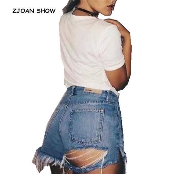 hight street high waist back hole tassel hem short denim s ripped pants summer side slit jeans women 210429, Blue
hight street high waist back hole tassel hem short denim s ripped pants summer side slit jeans women 210429, Blue