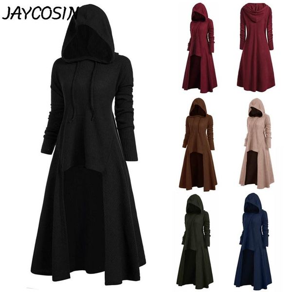 women's sweaters jaycosin women 2021 autumn winter fashion hooded plus size solid vintage cloak high low sweater pullovers jy24, White;black
women's sweaters jaycosin women 2021 autumn winter fashion hooded plus size solid vintage cloak high low sweater pullovers jy24, White;black