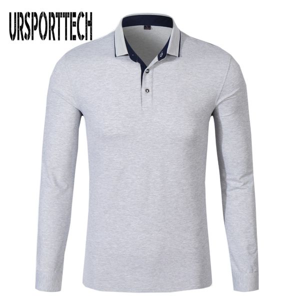 new brand men's solid long sleeve polo shirt mens autumn full sleeve turn down collar shirt casual, White;black
new brand men's solid long sleeve polo shirt mens autumn full sleeve turn down collar shirt casual, White;black