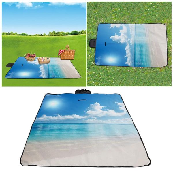 printing pattern foldable picnic blanket beach cushion small thickened outdoor mat(blue sky 148*122cm) pads
printing pattern foldable picnic blanket beach cushion small thickened outdoor mat(blue sky 148*122cm) pads