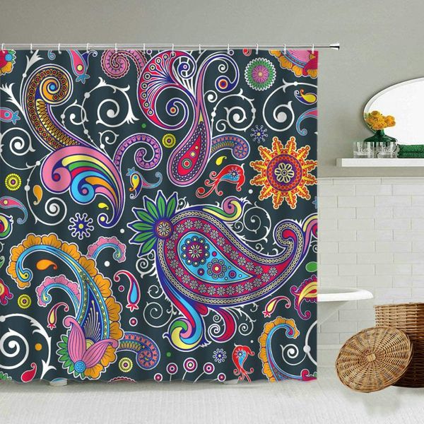 shower curtains bohemian paisley swirl pattern curtain classical design bathroom wall decoration waterproof polyester screen with hook
shower curtains bohemian paisley swirl pattern curtain classical design bathroom wall decoration waterproof polyester screen with hook