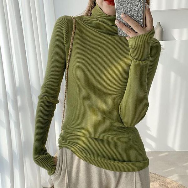 women's sweaters solid slim turtleneck sweater ladies long sleeve pullover knit woman fashion 2021 autumn winter top, White;black
women's sweaters solid slim turtleneck sweater ladies long sleeve pullover knit woman fashion 2021 autumn winter top, White;black