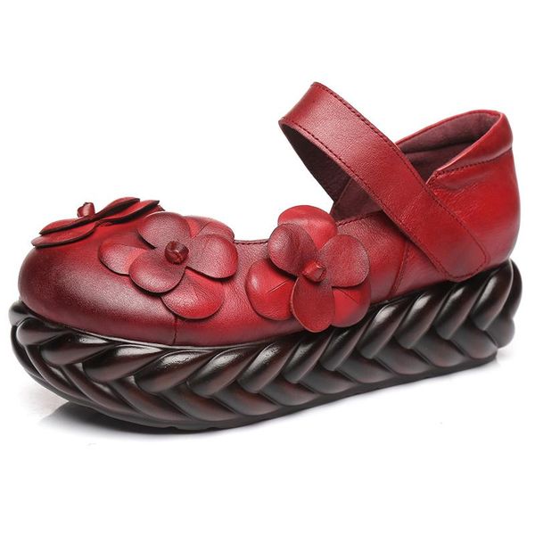 dress shoes women pumps autumn high heels wedge flower genuine leather platform ankle strap handmade, Black
dress shoes women pumps autumn high heels wedge flower genuine leather platform ankle strap handmade, Black