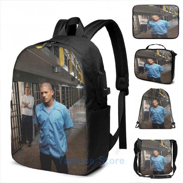 backpack funny graphic print prison break usb charge men school bags women bag travel laptop
backpack funny graphic print prison break usb charge men school bags women bag travel laptop