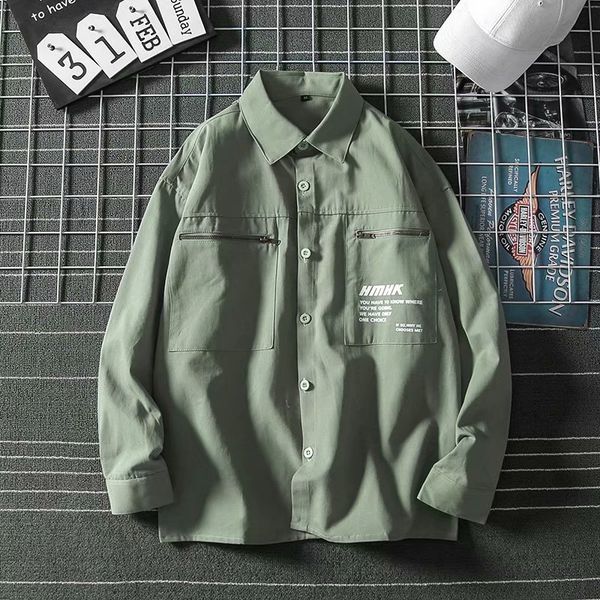 men's jackets man streetwear harajuku loads shirts hip hop man button up shirt long black couple vintage autumn jhhr, Black;brown
men's jackets man streetwear harajuku loads shirts hip hop man button up shirt long black couple vintage autumn jhhr, Black;brown