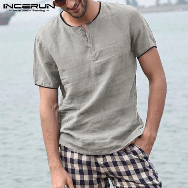 fashion men casual brand shirt cotton button short sleeve vintage blouse streetwear camisa decor shirts incerun s-5xl men's, White;black
fashion men casual brand shirt cotton button short sleeve vintage blouse streetwear camisa decor shirts incerun s-5xl men's, White;black