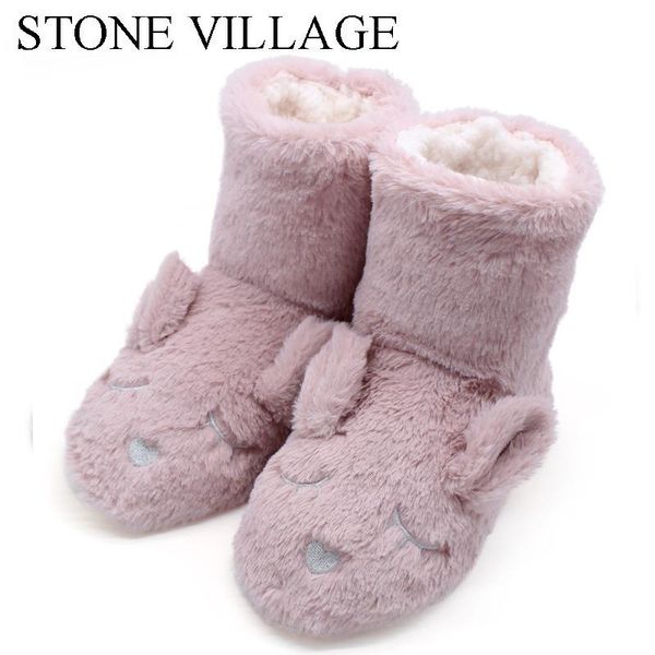 slippers stone village print cute home shoes winter plush warm women non-slip slipper, Black
slippers stone village print cute home shoes winter plush warm women non-slip slipper, Black