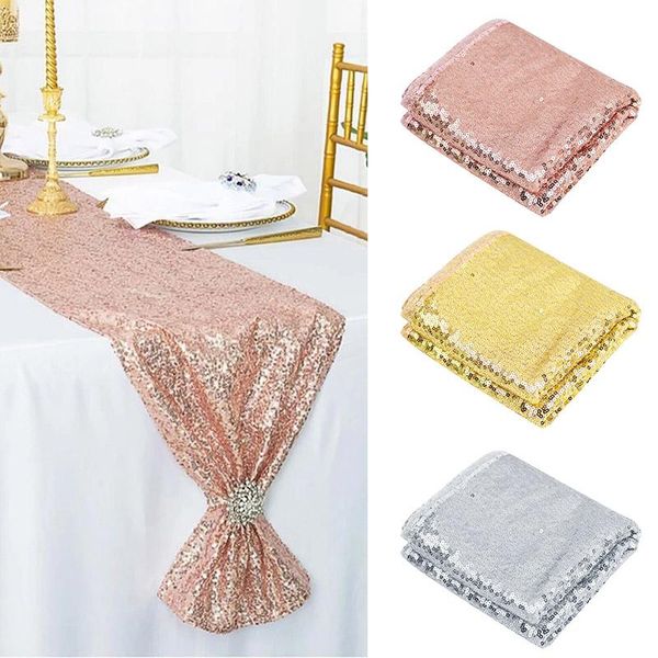 1pc sequin rose gold table runners for wedding decoration birthday party home tea runner cover
1pc sequin rose gold table runners for wedding decoration birthday party home tea runner cover
