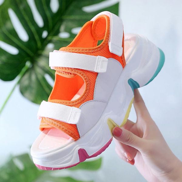 woman casual sandalias mujer mix color chunky platform sandals women summer 2021 fashion thick bottom wedges heels shoes, Black
woman casual sandalias mujer mix color chunky platform sandals women summer 2021 fashion thick bottom wedges heels shoes, Black