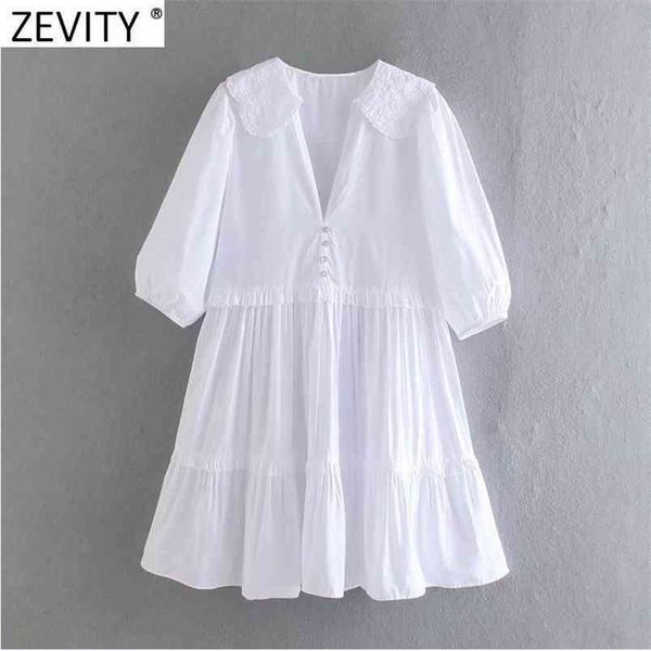 women sweet hollow out embroidery patchwork white poplin mini dress female chic puff sleeve ruffles summer vestido ds8136 210420, Black;gray
women sweet hollow out embroidery patchwork white poplin mini dress female chic puff sleeve ruffles summer vestido ds8136 210420, Black;gray