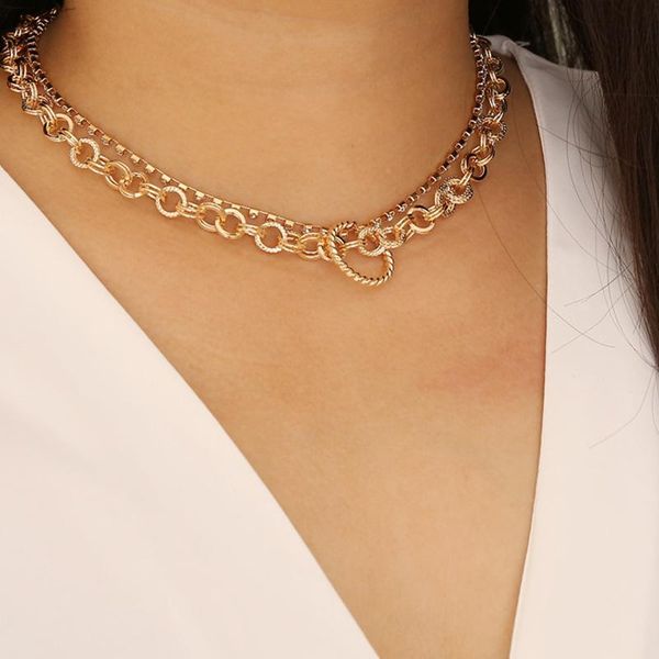geometric metal rhinestone necklace creative fashion clavicle chain for women chokers, Golden;silver
geometric metal rhinestone necklace creative fashion clavicle chain for women chokers, Golden;silver